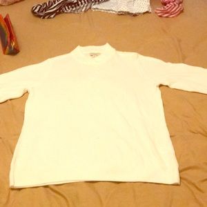 Cream White Long Sleeve Sweater